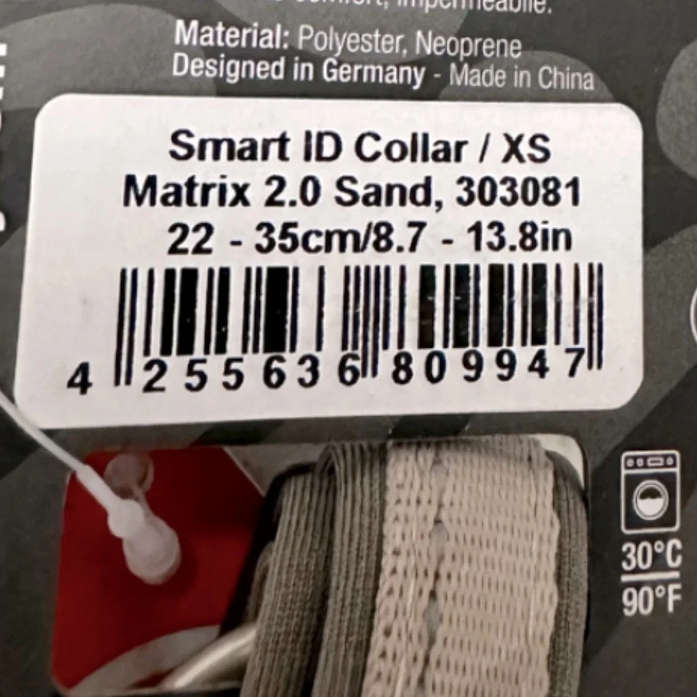 Max & Molly‎ Leash (S) Matrix 2.0 Sand & GOTCHA! Smart ID Collar (XS)
